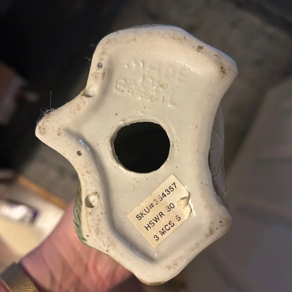 Colorful Parrot Parakeet 🦜Ceramic Figurine 6.5” - Picture 3 of 11